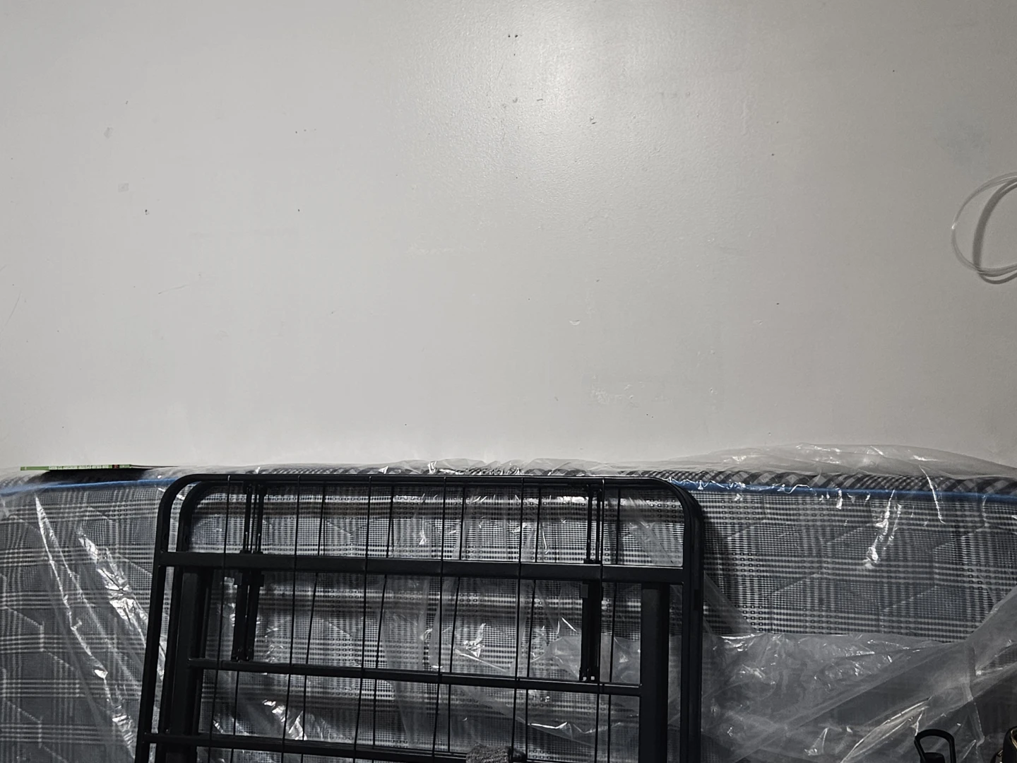 Folding Bed Frame with Mattress