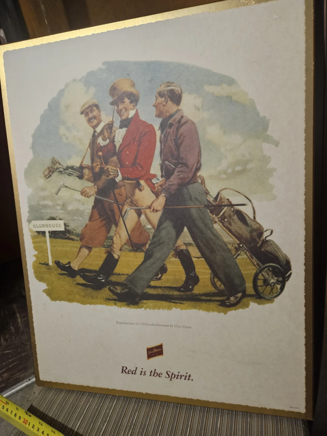 Johnnie Walker "Red is the Spirit" Advertisement Reproduction - photo 5