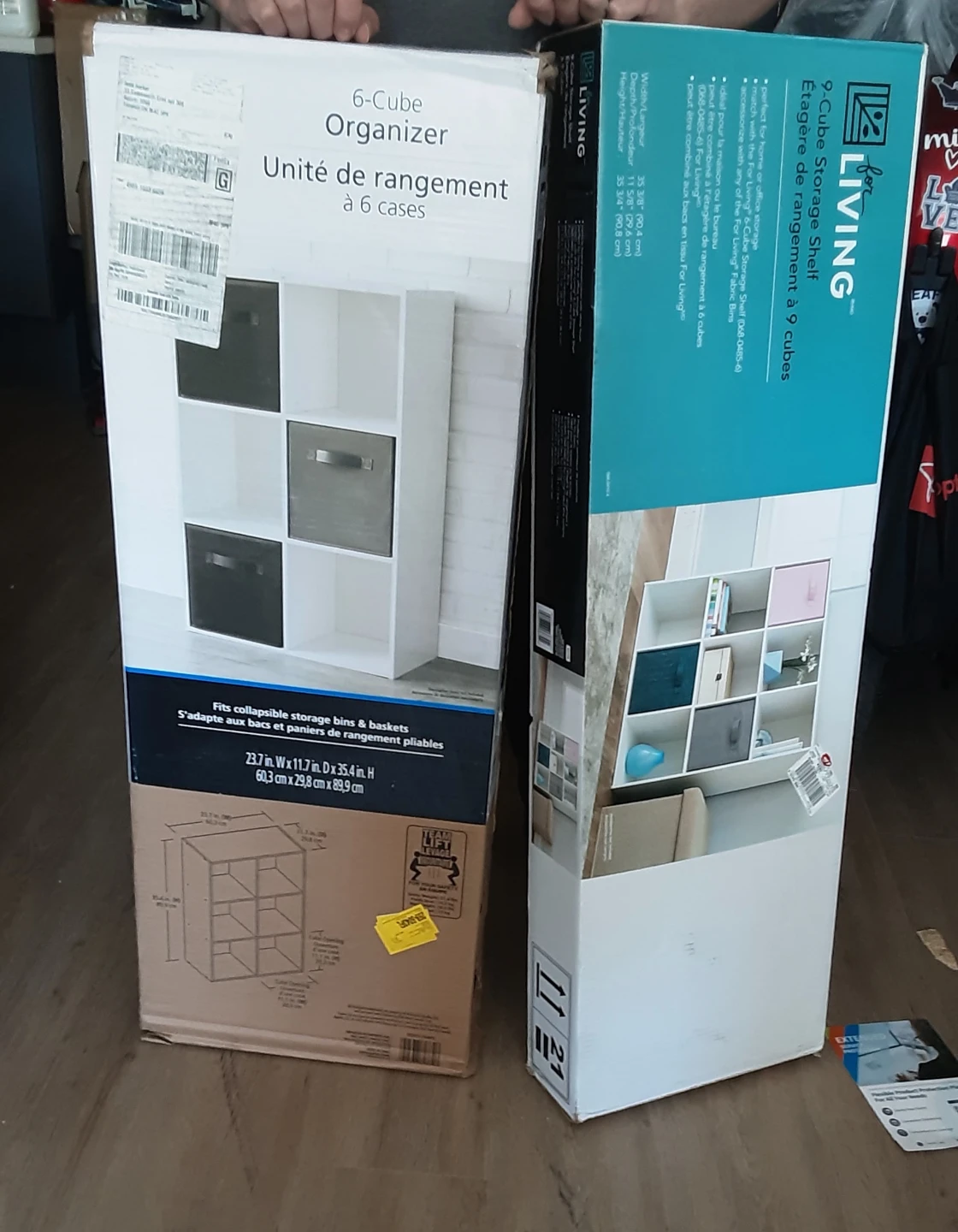 Cube, organizer shelfing.