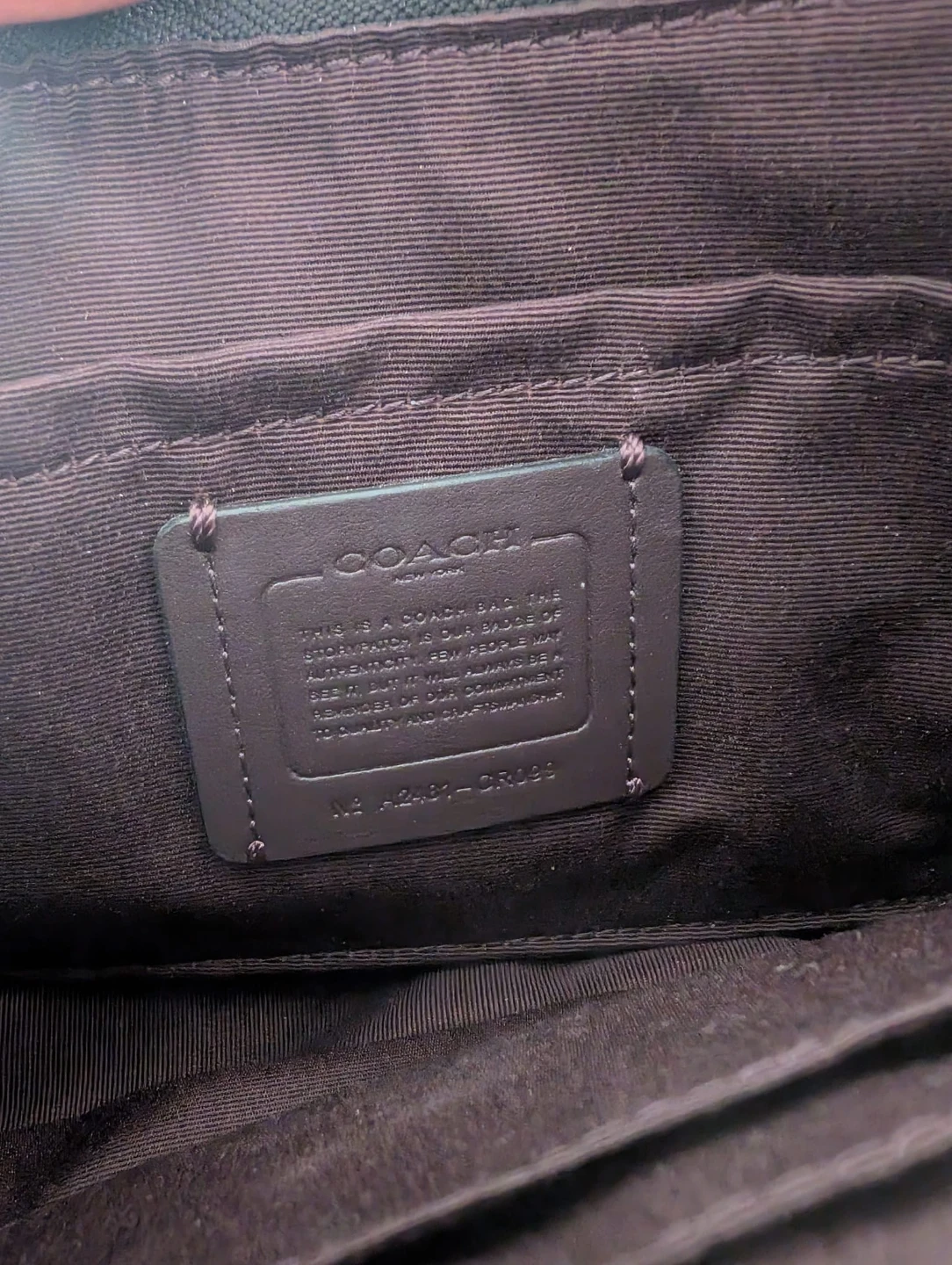 Coach Black Leather Shoulder Bag with C Logo Nolita - photo 3