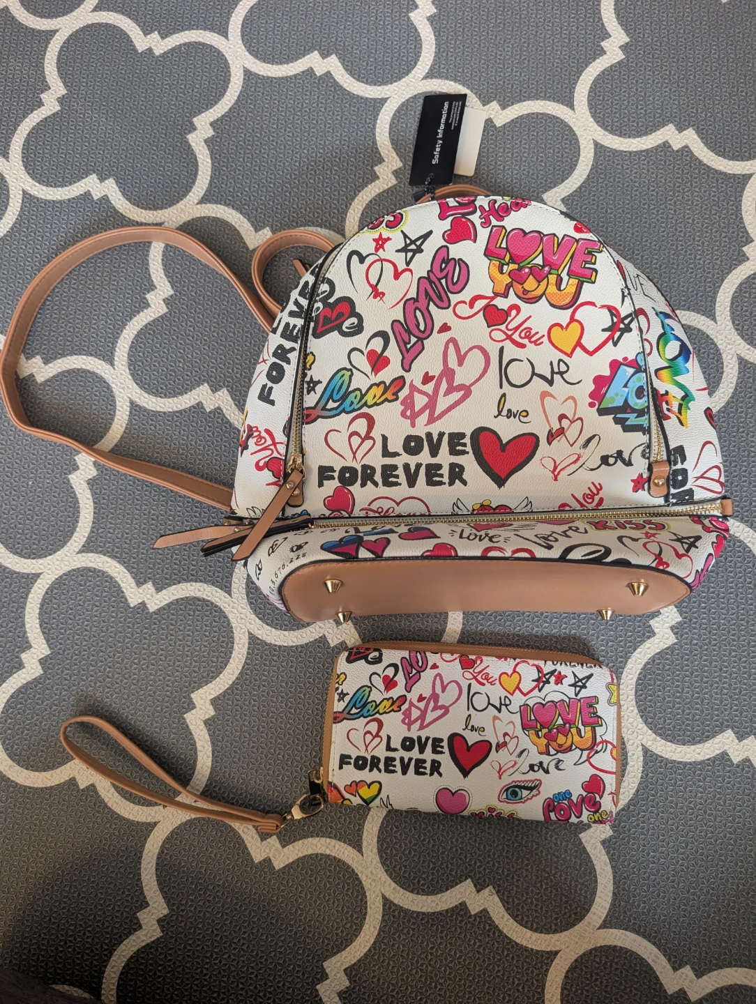 Bag and wallet set