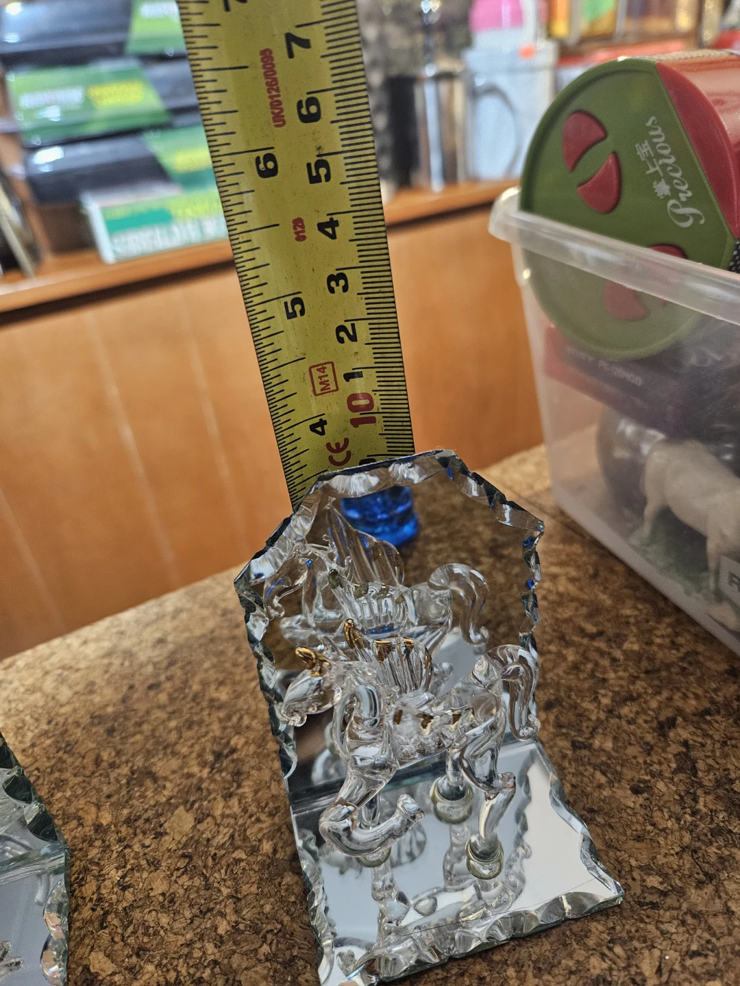 Crystal Angel Figurines and Small Basket Lot - photo 4