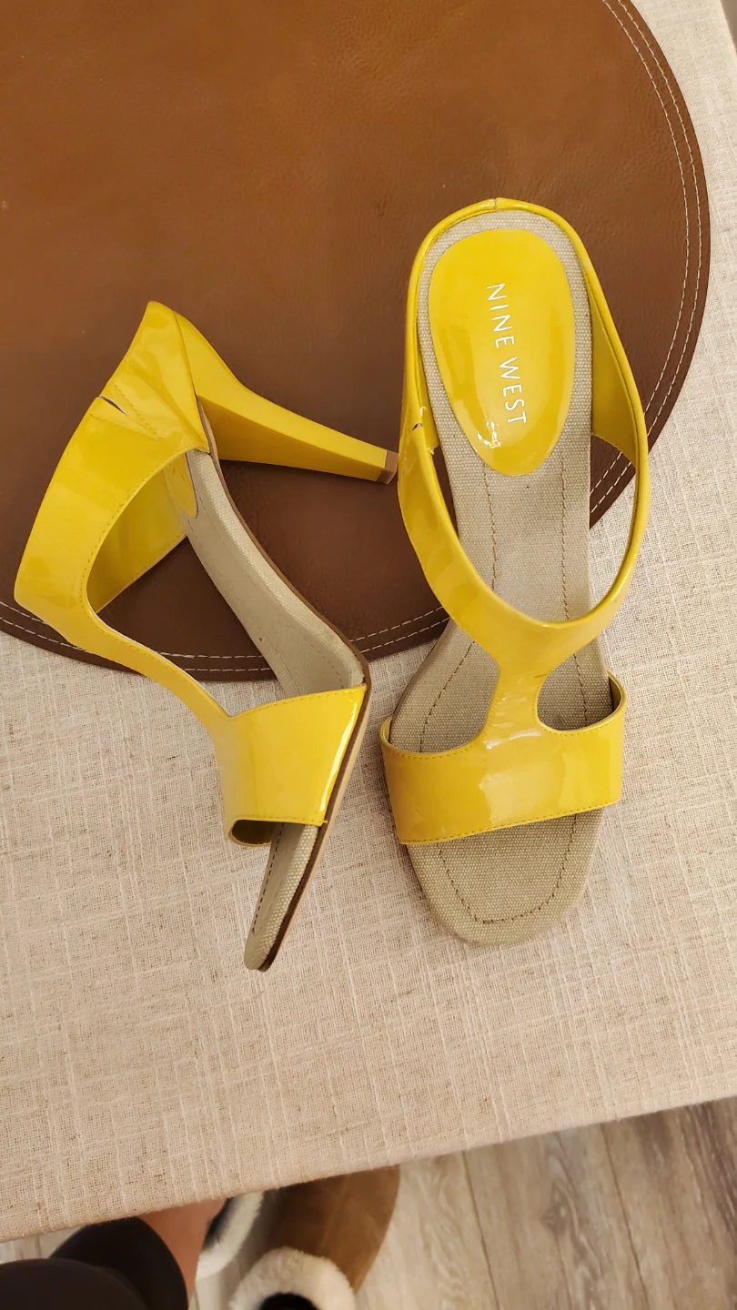 Nine West Yellow Patent Heels - photo 5