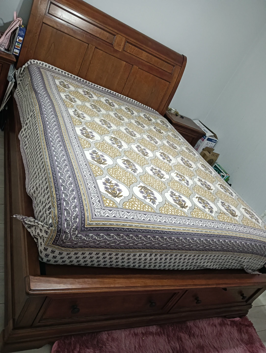Wooden Bedside Table