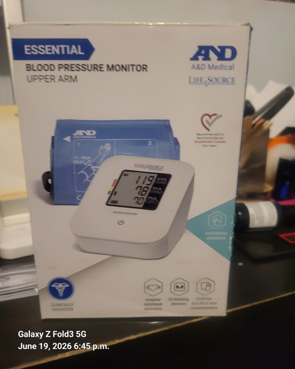 A&D Medical Essential Blood Pressure Monitor