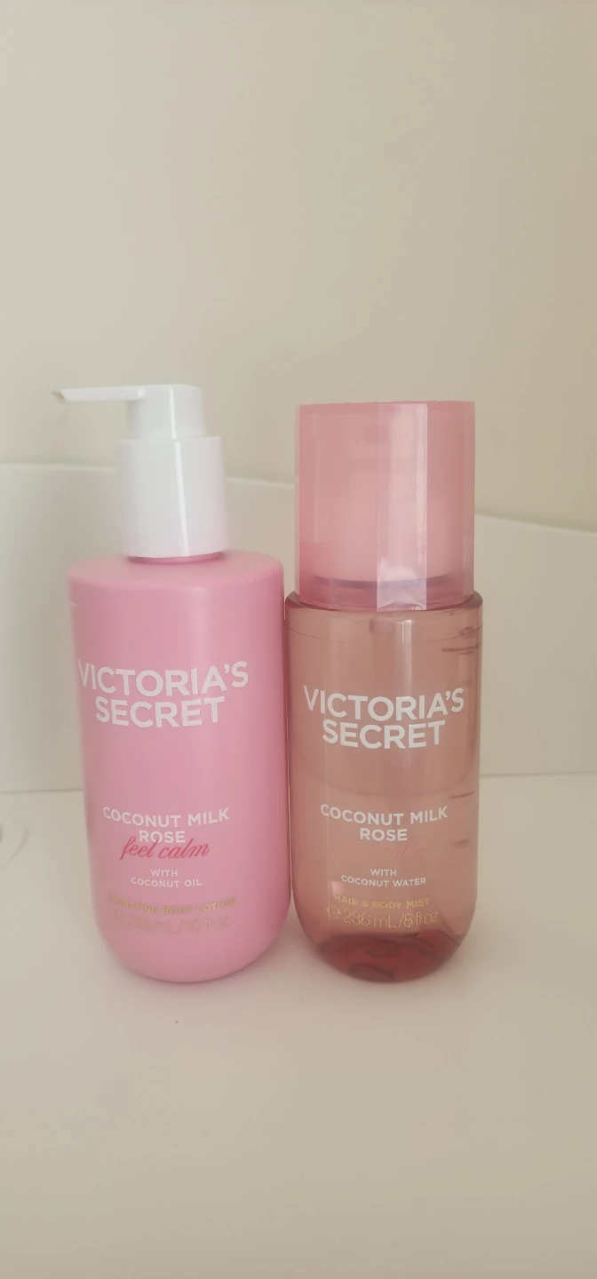 Victoria's Secret Coconut Milk Rose Body Lotion and Mist Set
