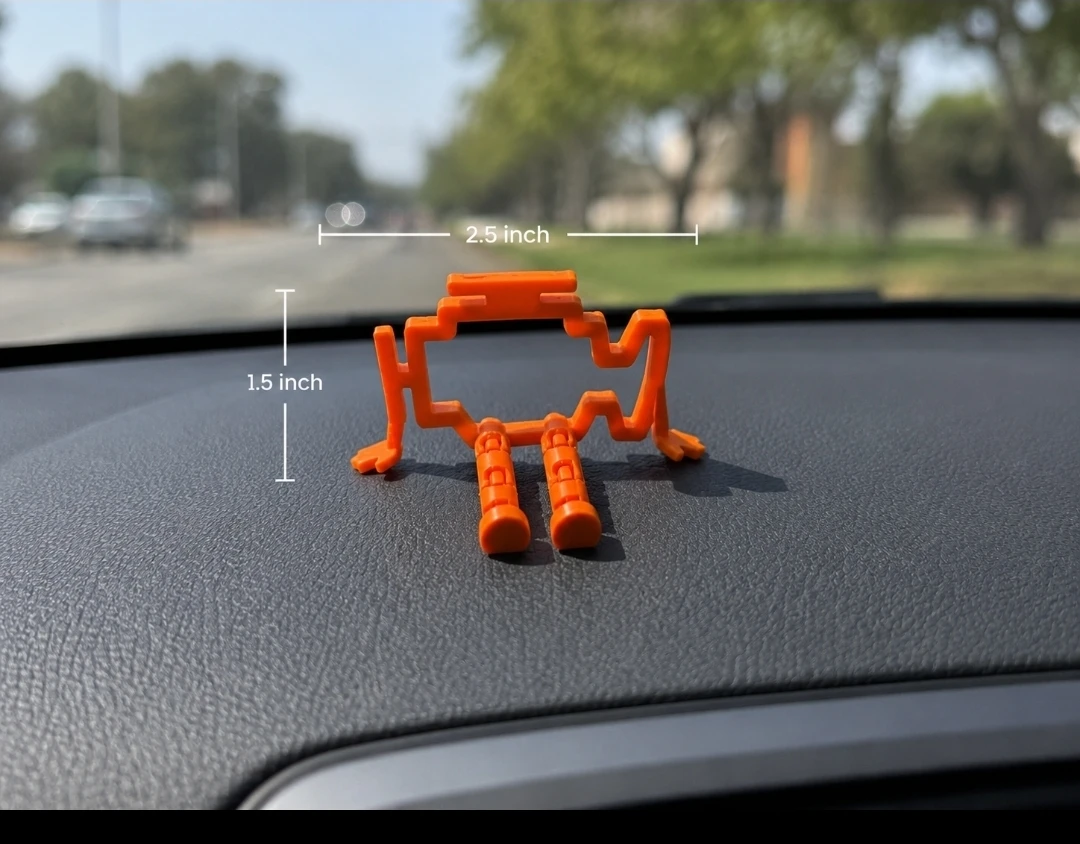 3D-printed Orange check light icon