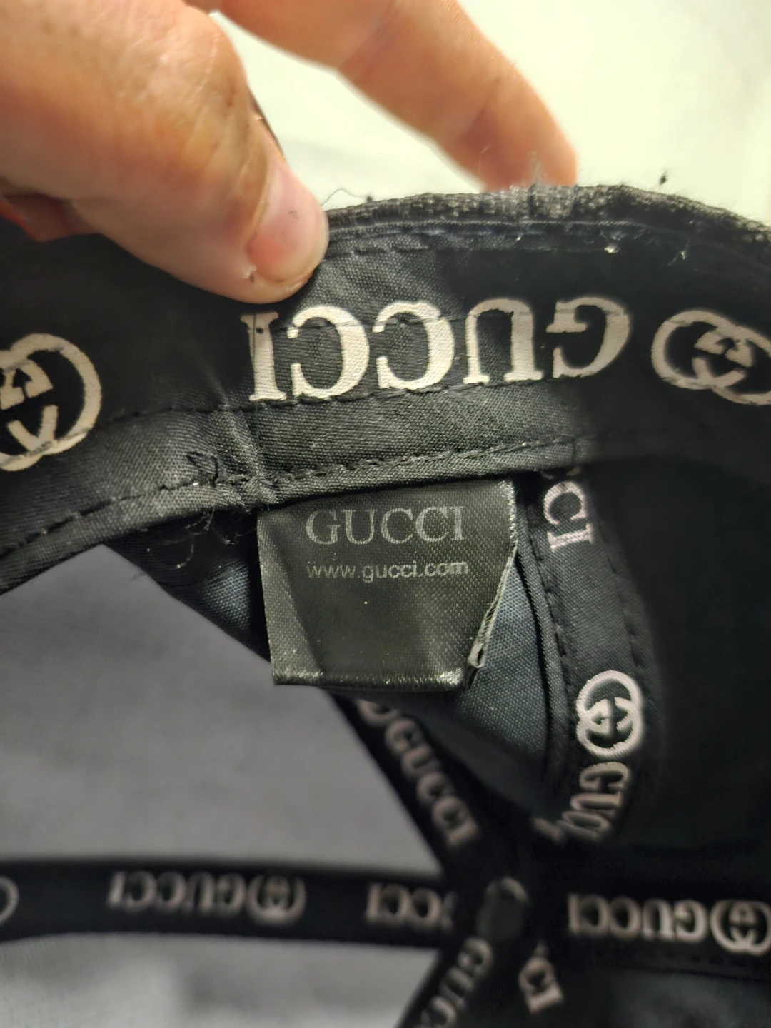 Gucci Black GG Monogram Baseball Cap - photo 2