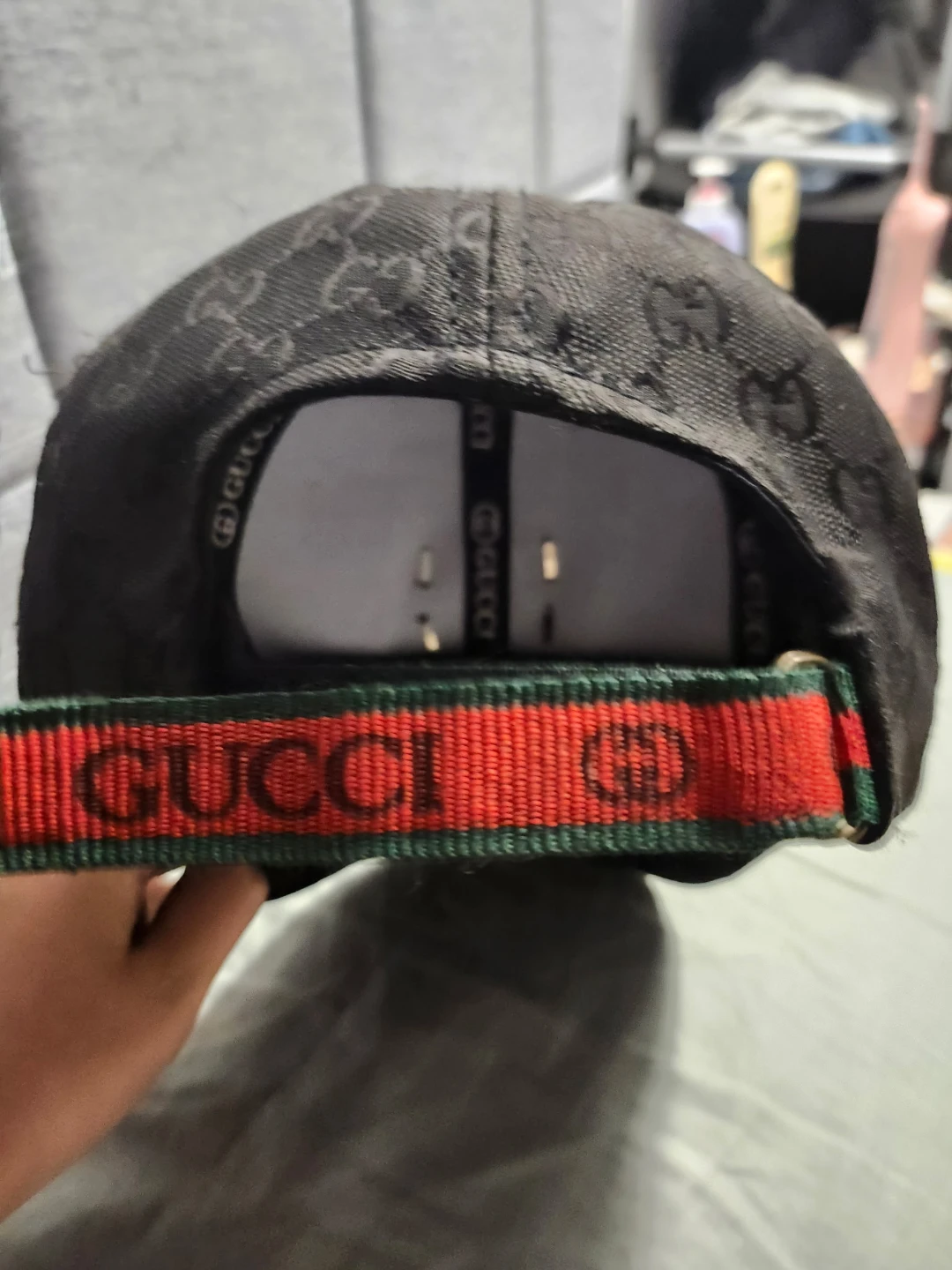 Gucci Black GG Monogram Baseball Cap - photo 3