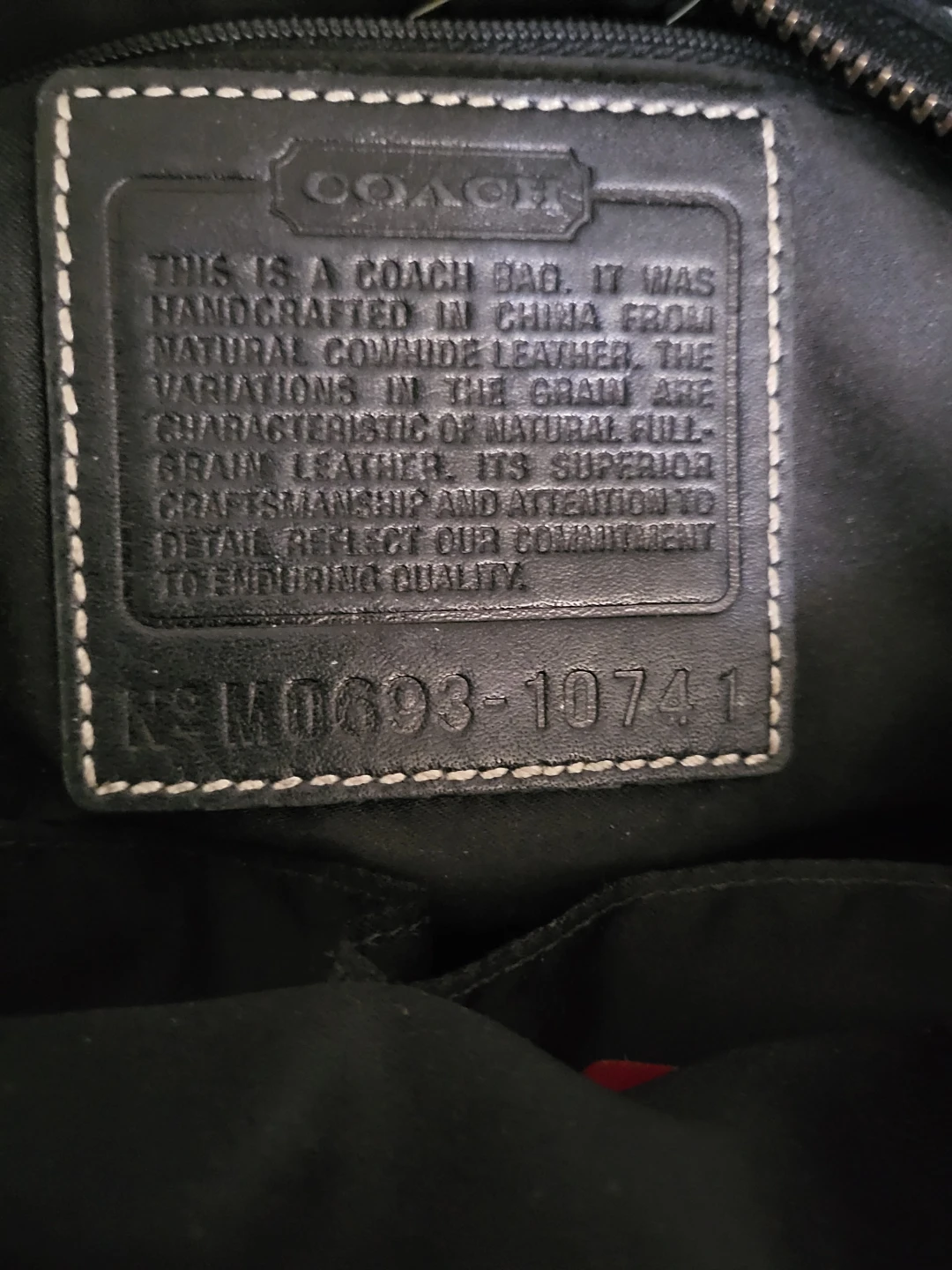 Coach Black Leather Hobo Bag - photo 2