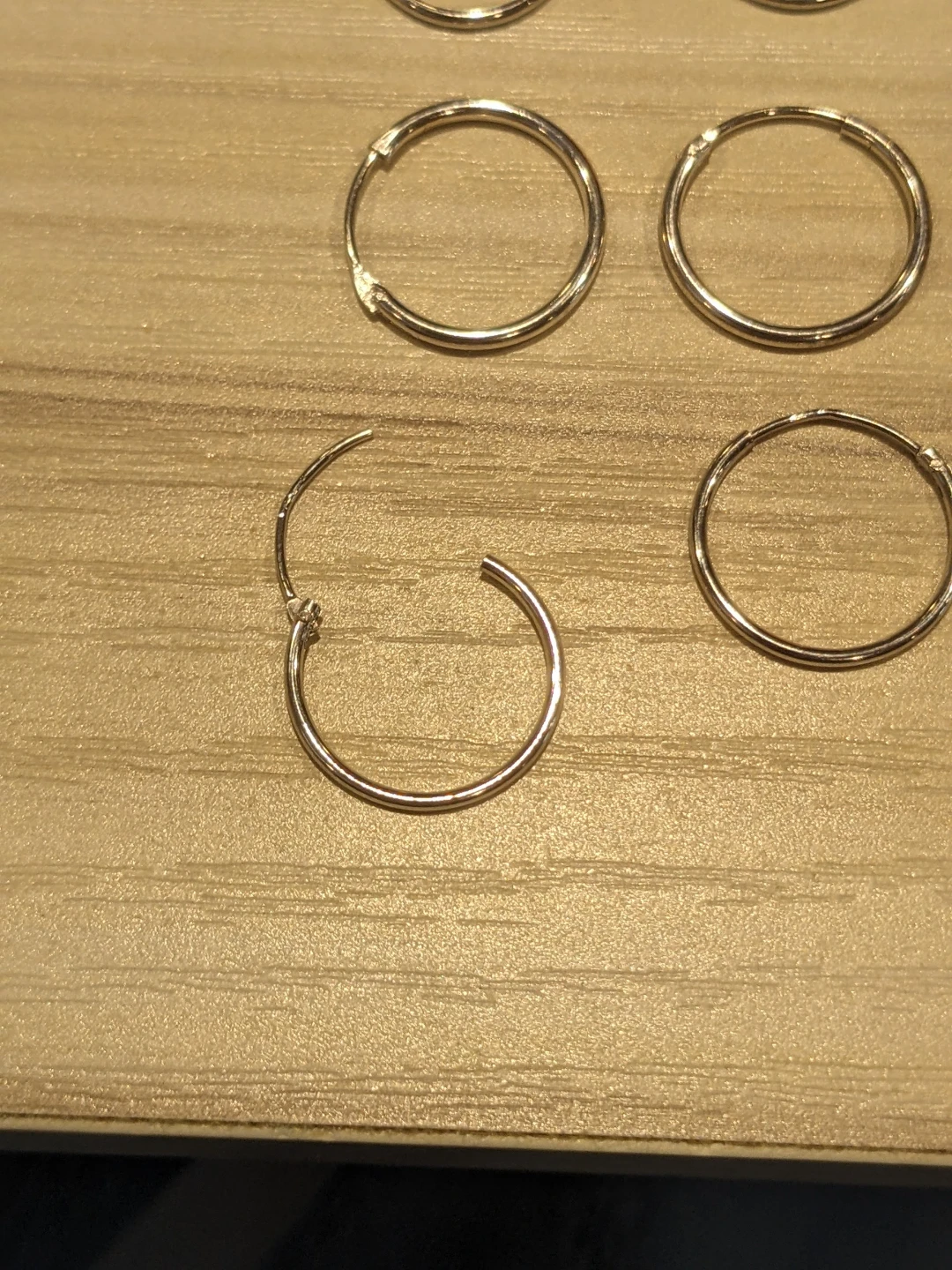 Sterling Silver Hoop Earring Set - photo 2