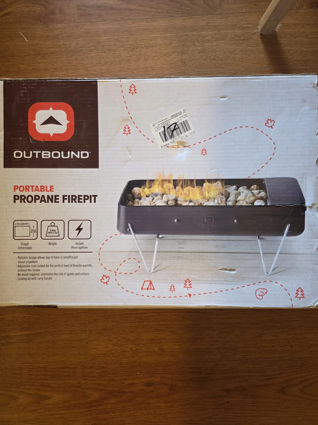 Outbound Portable Propane Firepit
