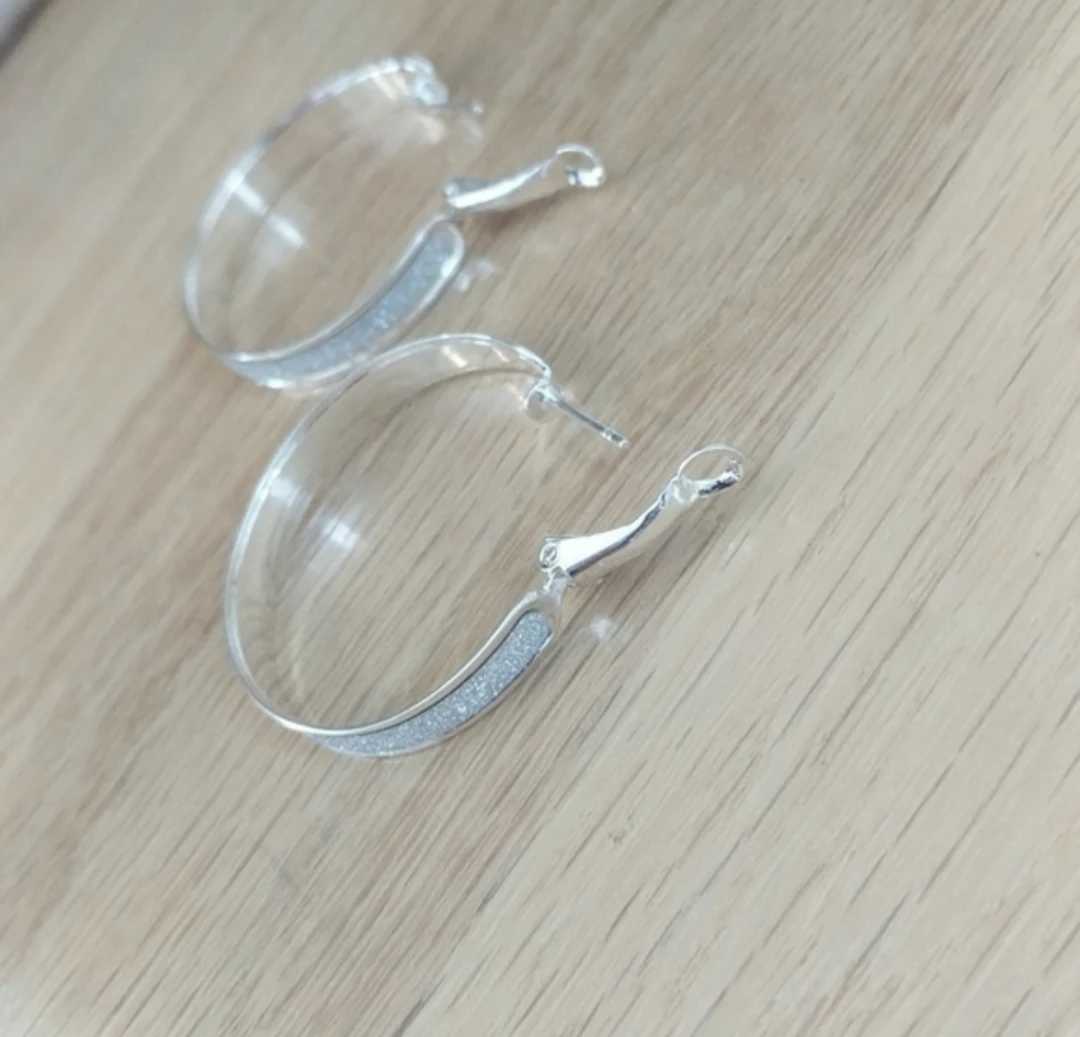 Sterling Silver Hoop Earrings - photo 4
