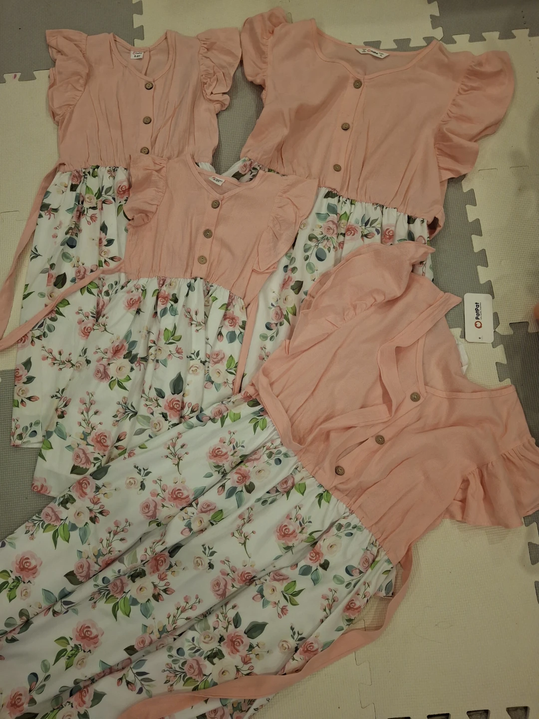 PatPat Floral Print Dresses (Set of 3)