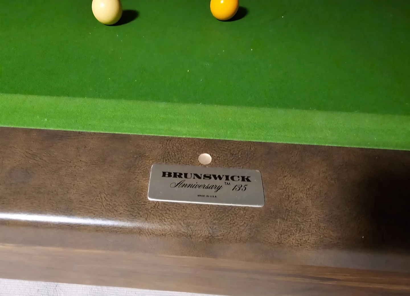 Brunswick 135th Anniversary Pool Table - photo 2
