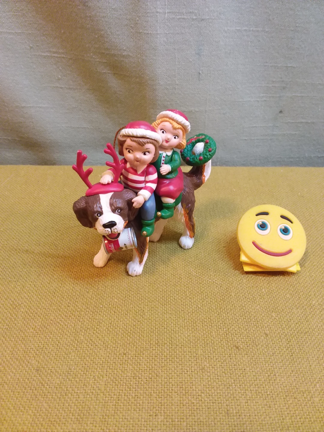 🎄 ➡️ Campbell's Rescue Christmas Dog 🐕  2-Children👨‍👦Ornament 🎄