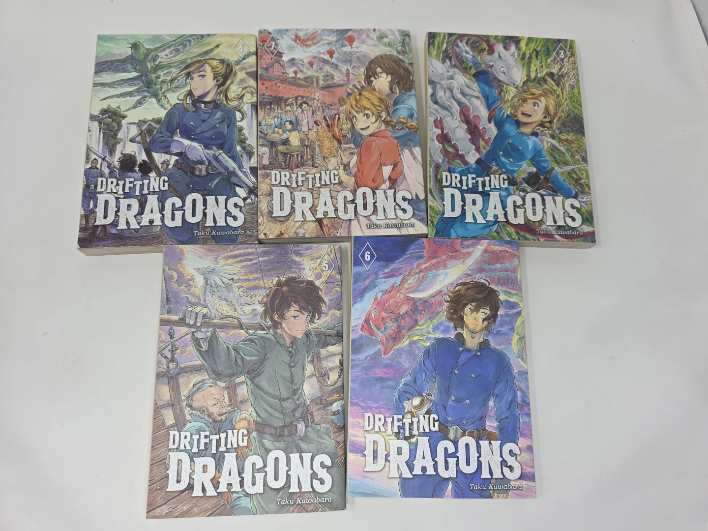 Drifting Dragons Manga Volumes 1-5 ⚽️ - photo 3