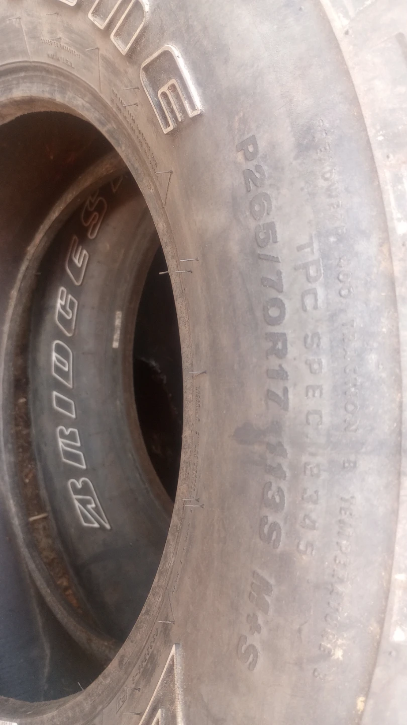 2 Bridgestone Dueler A/T Tires P265/70R17 - photo 3
