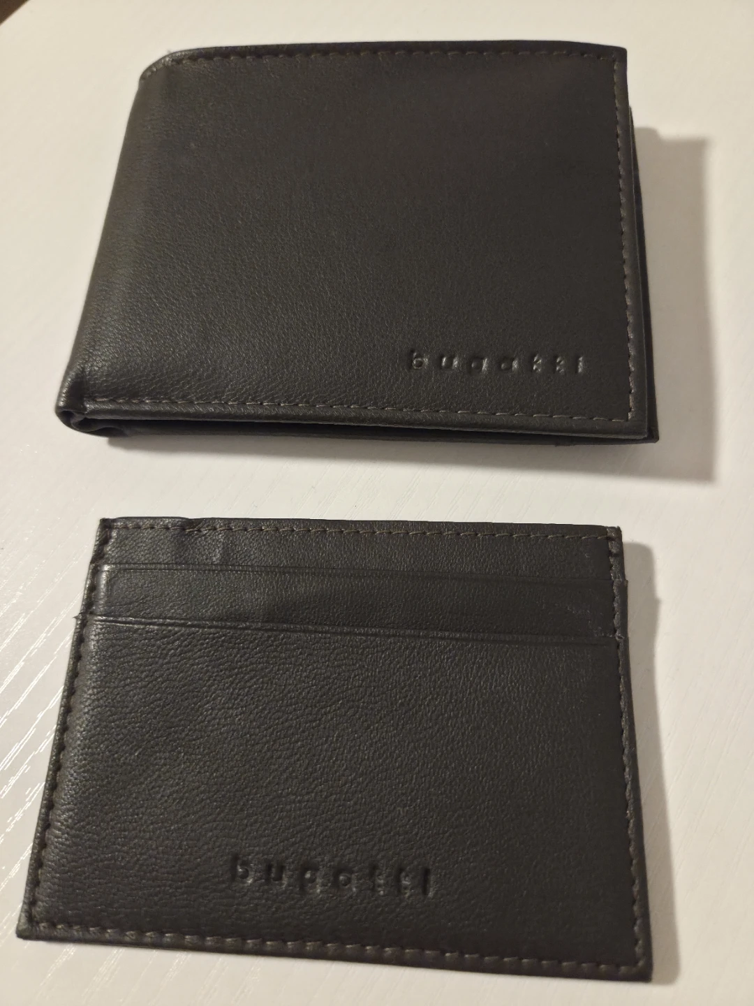 Brown Leather Wallet with Card Holder