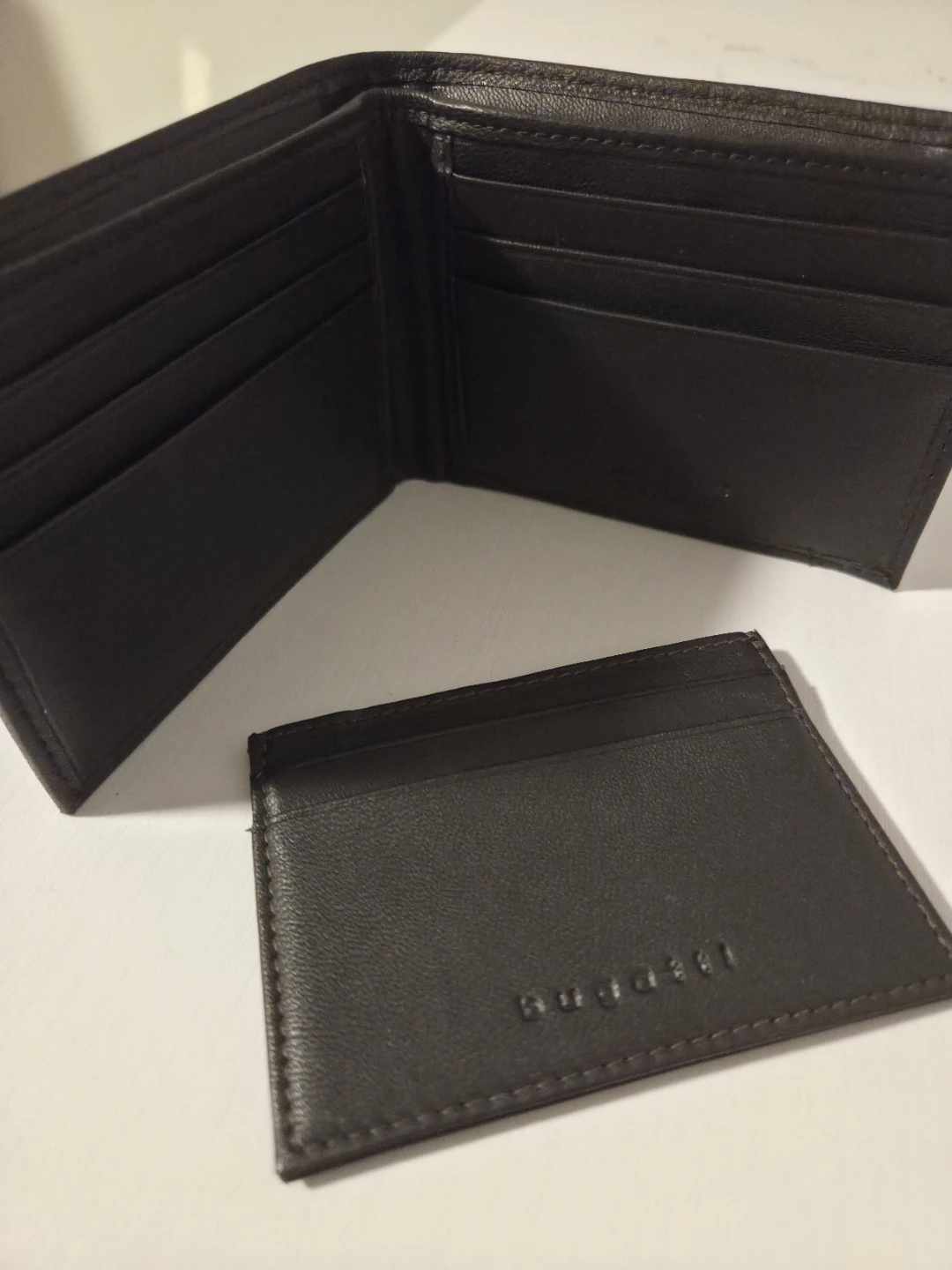 Brown Leather Wallet with Card Holder - photo 4