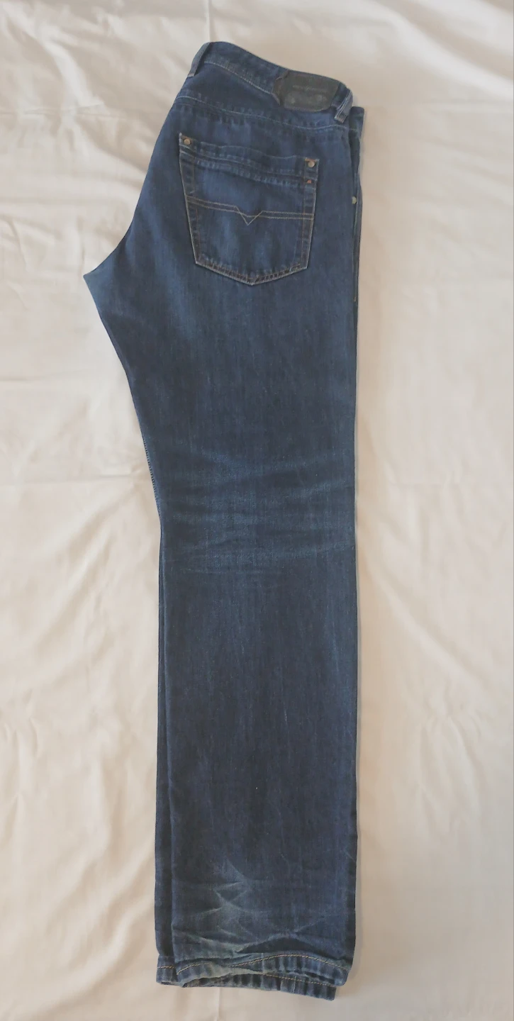 DIESEL KRAYVER Men's Jeans Size W36 L32 Regular Slim Carrot Y2K - photo 3