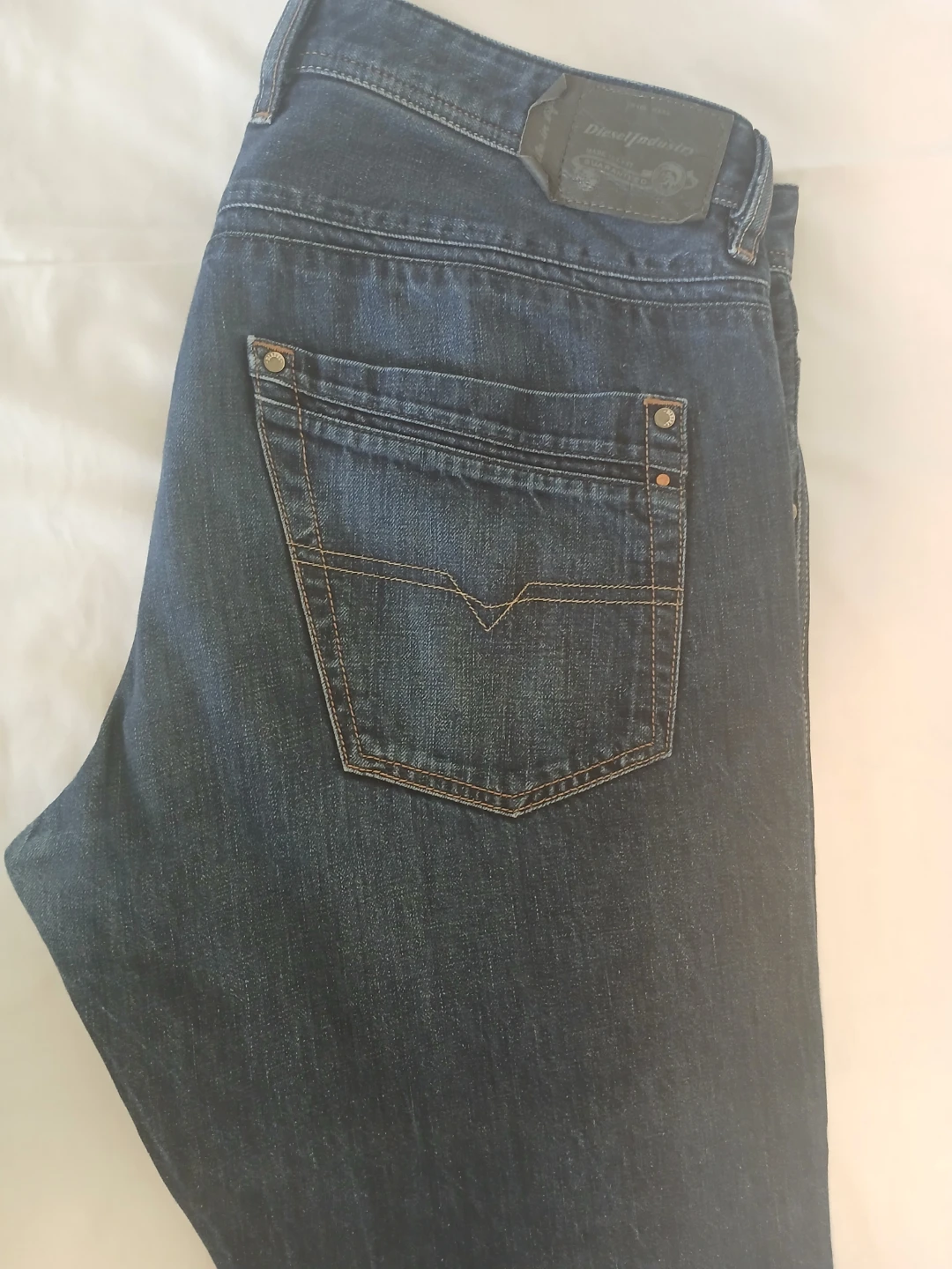 DIESEL KRAYVER Men's Jeans Size W36 L32 Regular Slim Carrot Y2K - photo 4