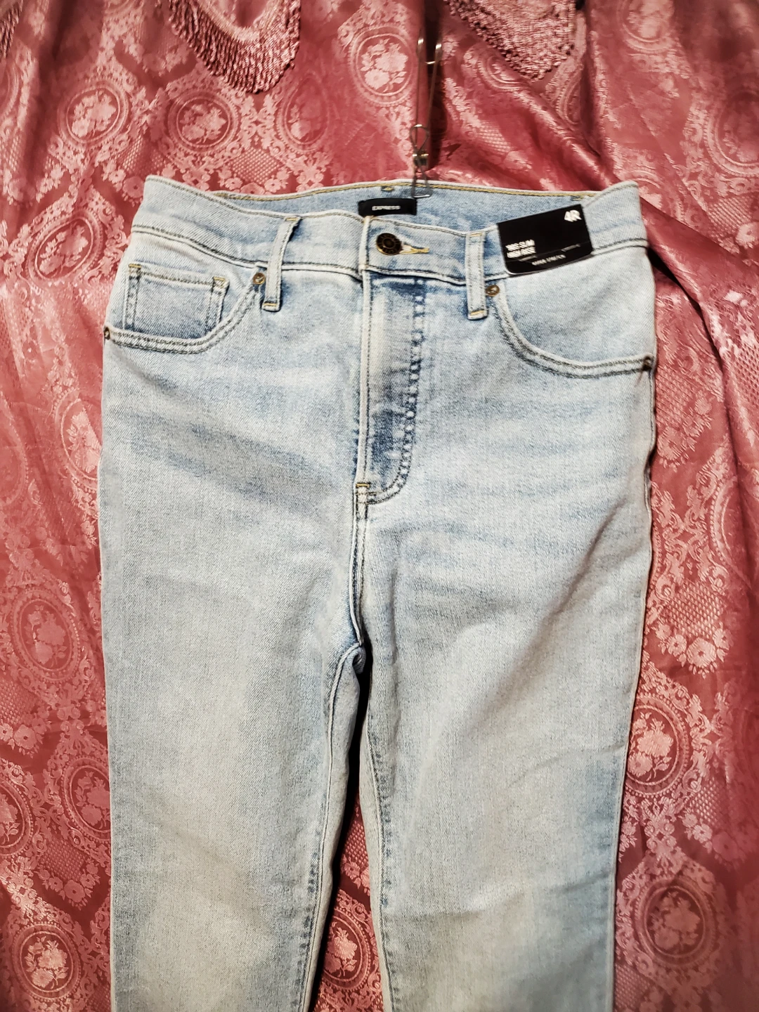 Express '90s Slim High Rise Jeans - photo 2