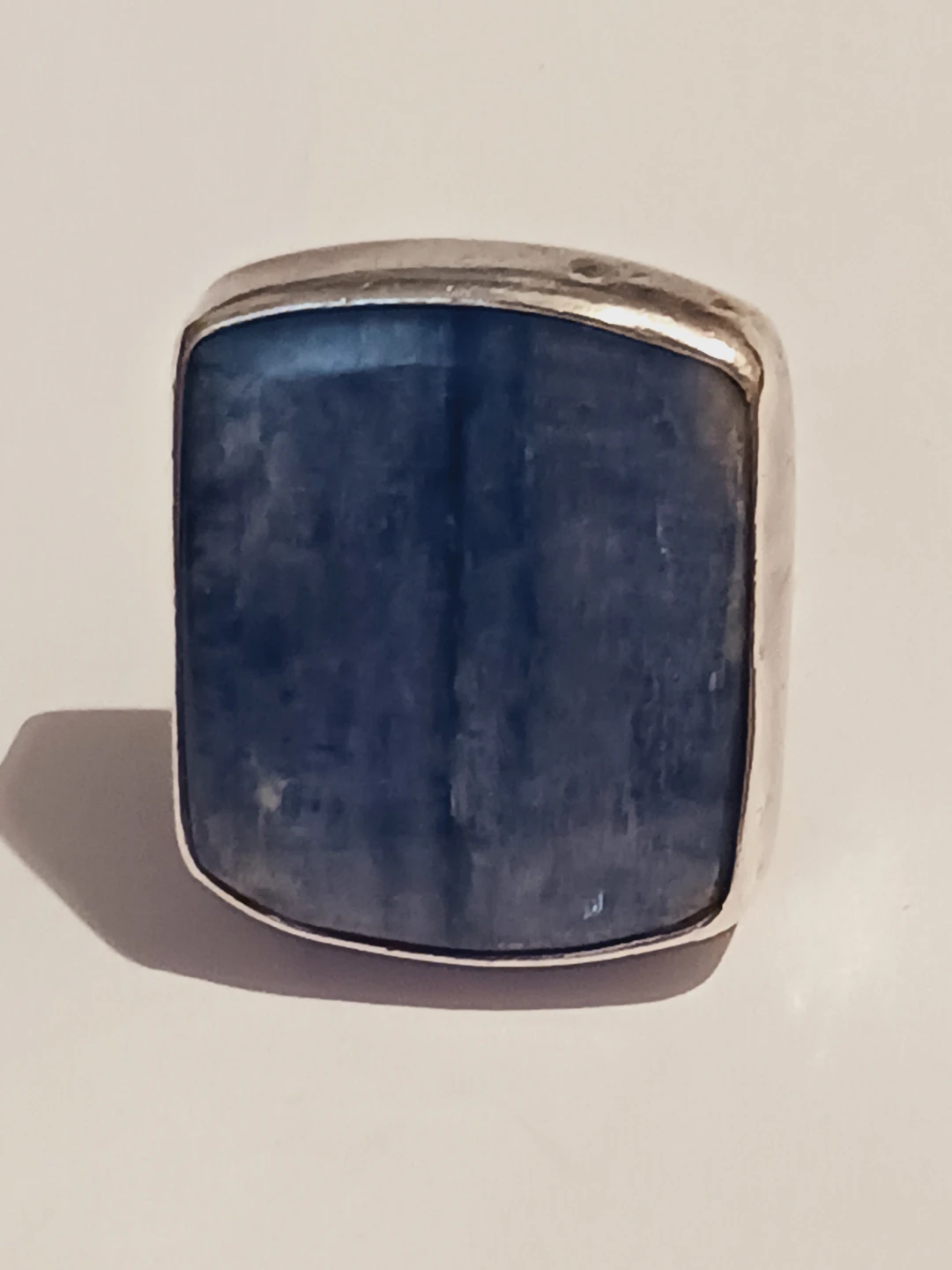 THE DREAMER STERLING DESIGNER SIGNED STERLING KYANITE RING  8.