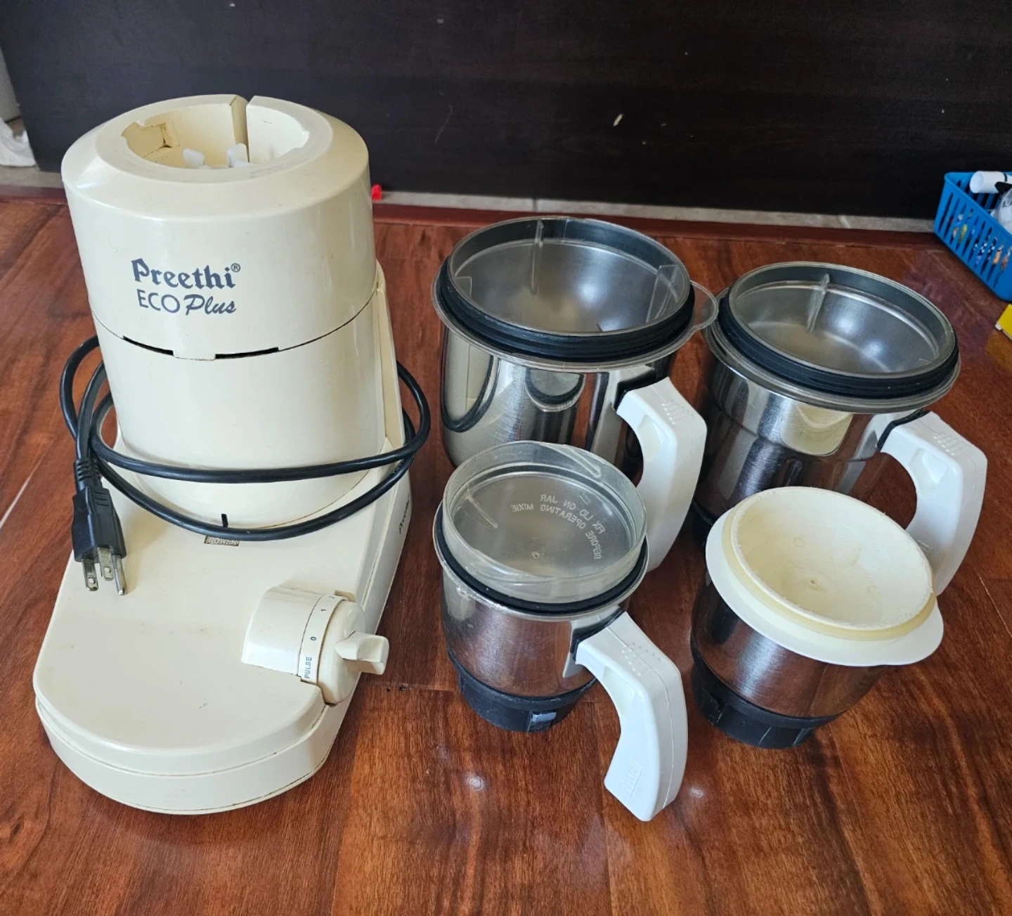 Preethi Eco Plus Mixer Grinder with 4 jars