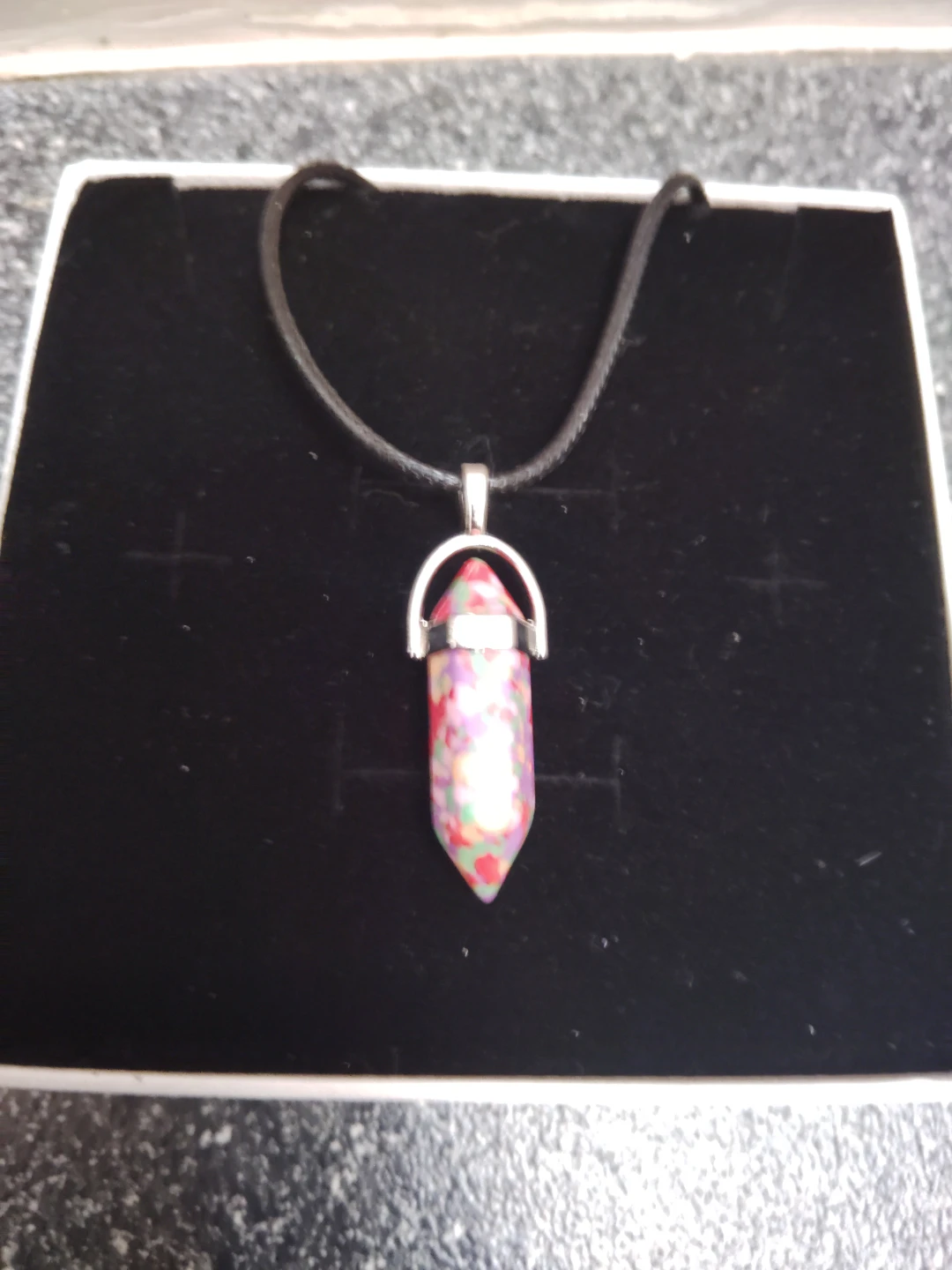 Crystal Point Pendant Necklace