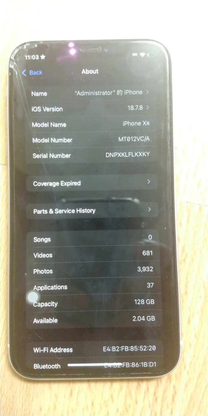 Apple iPhone XR 128G in white - photo 3