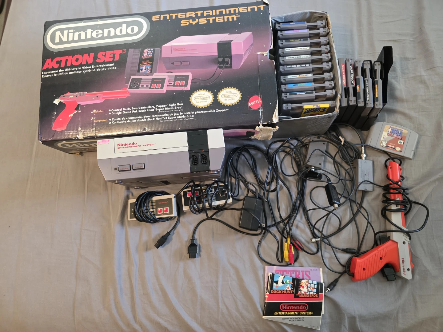 Nintendo Entertainment System Action Set Console