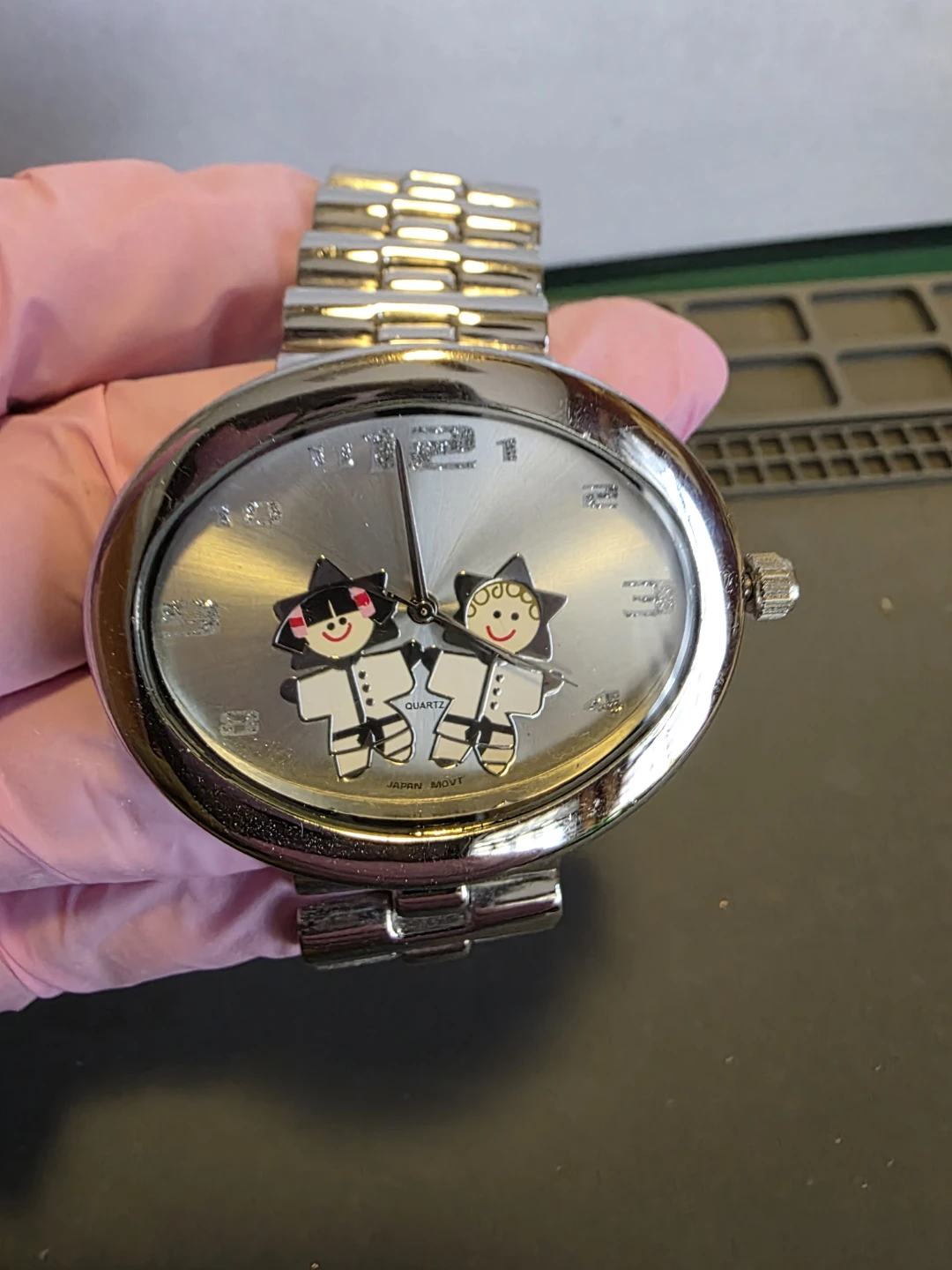 Oval Watch with Cartoon Characters - Japan Movt - photo 2