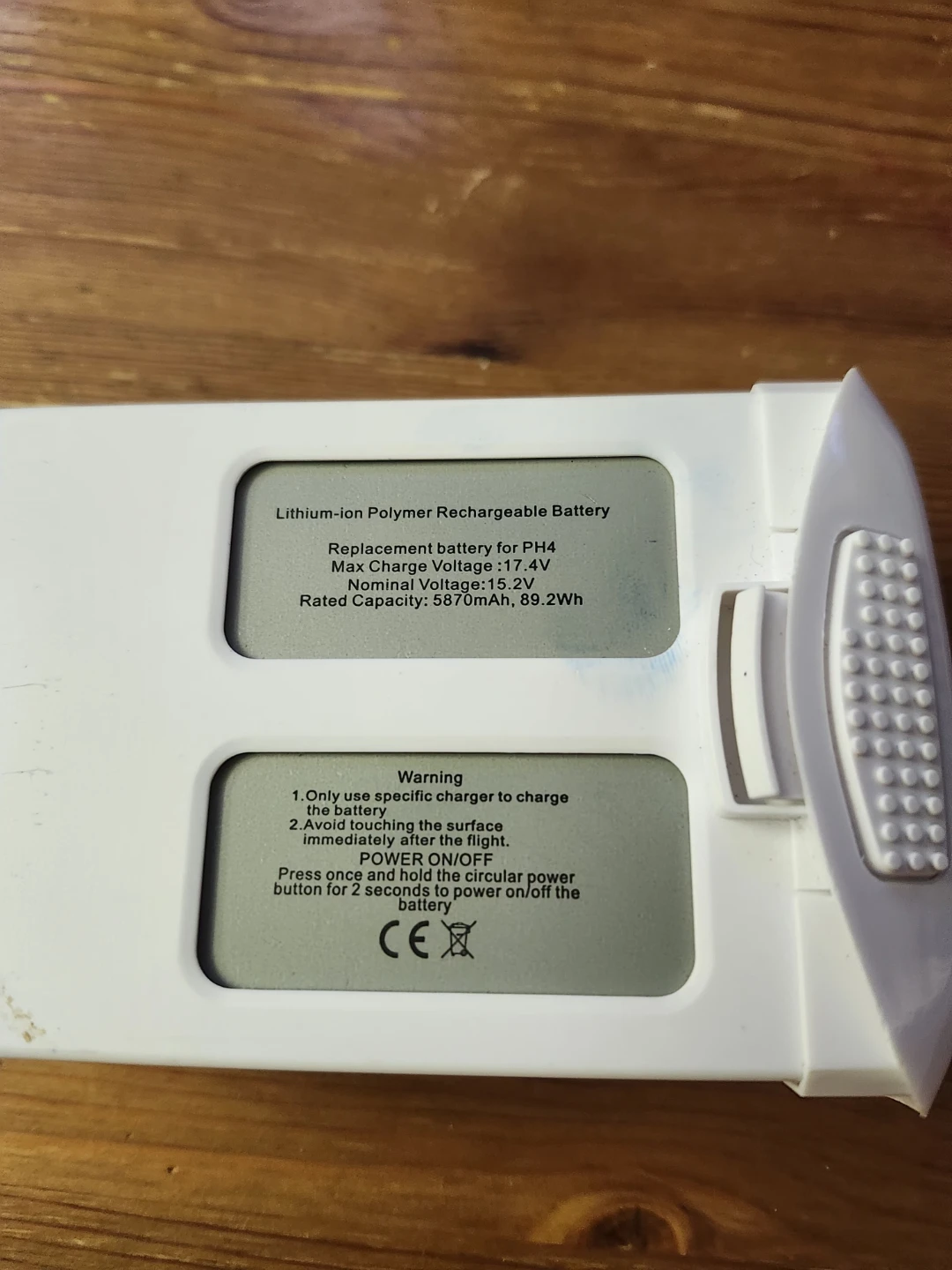 Replacement Lithium-ion Battery for PH4 Drone - photo 2