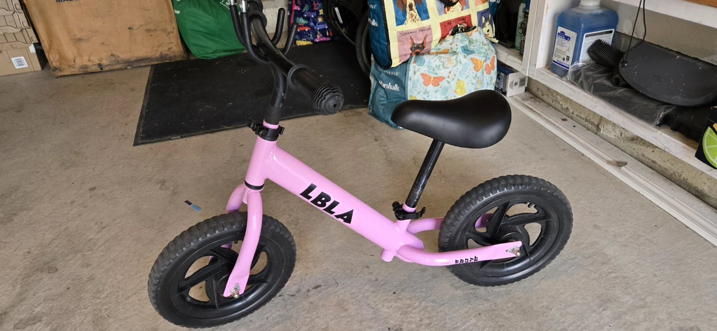 Pink LBLA Balance Bike