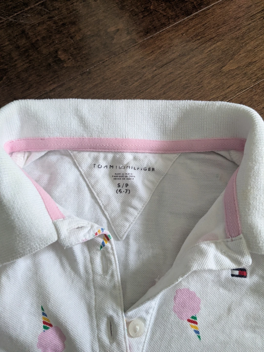 Tommy Hilfiger Kids Polo Shirt S/P (6-7) Cotton Candy Print - photo 3