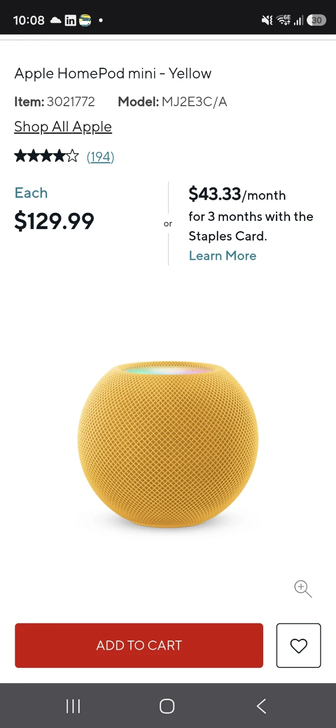⚽ apple homepod mini - sealed pack new