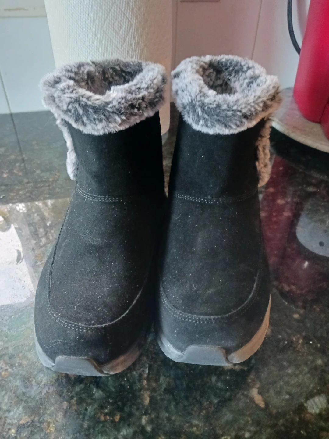 Skechers Women's Black Faux Fur Lined Boots - photo 2