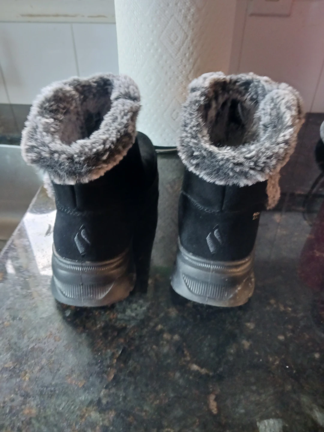 Skechers Women's Black Faux Fur Lined Boots - photo 3