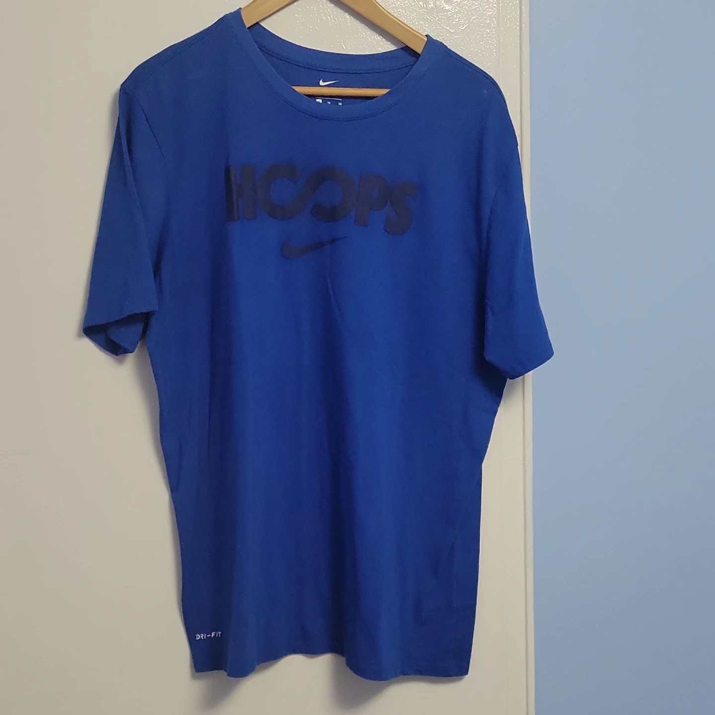 Nike Dri-FIT Hoops T-Shirt XL Blue