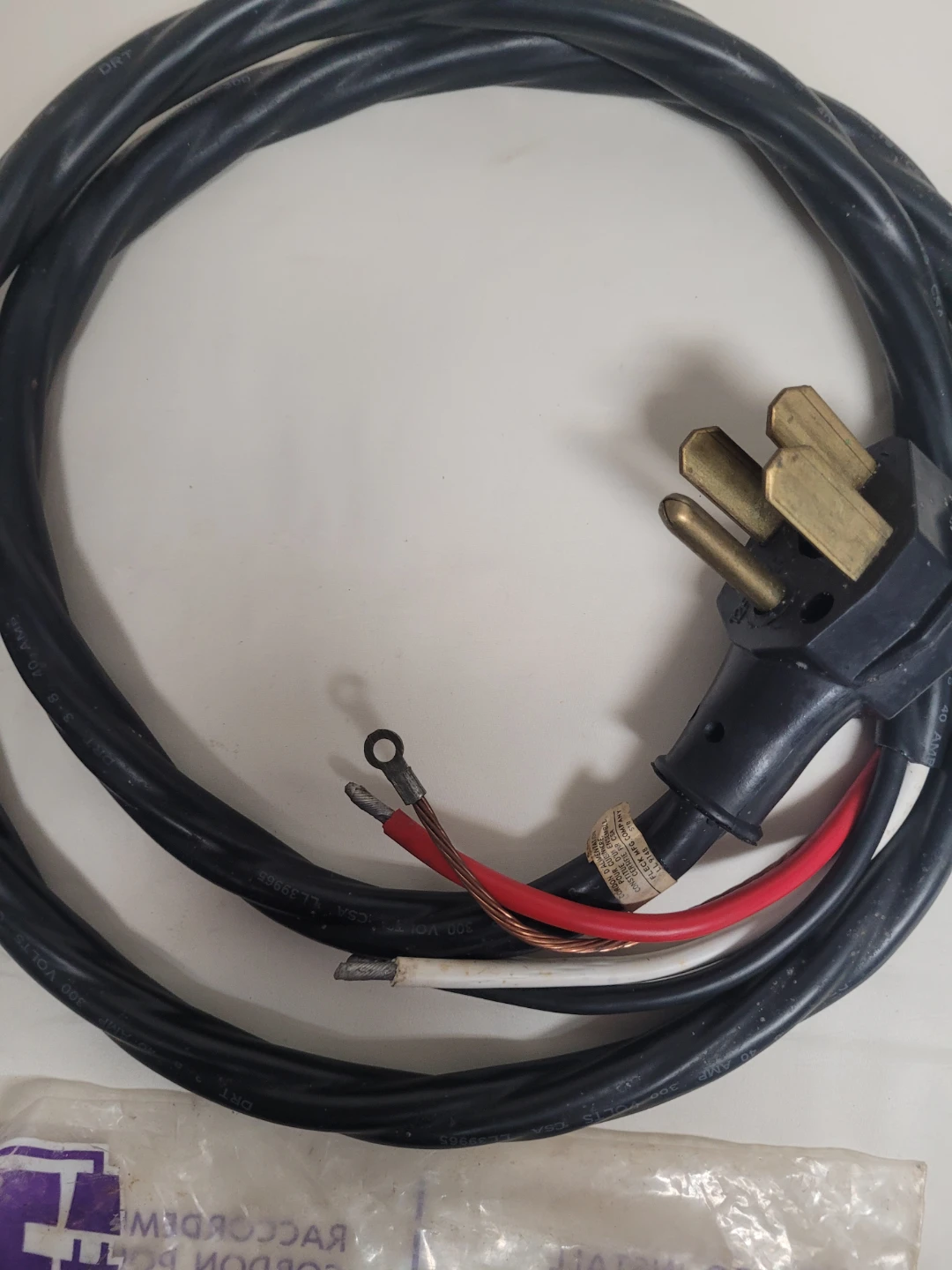 Fleck 40 Amp Range Power Supply Cord - photo 2