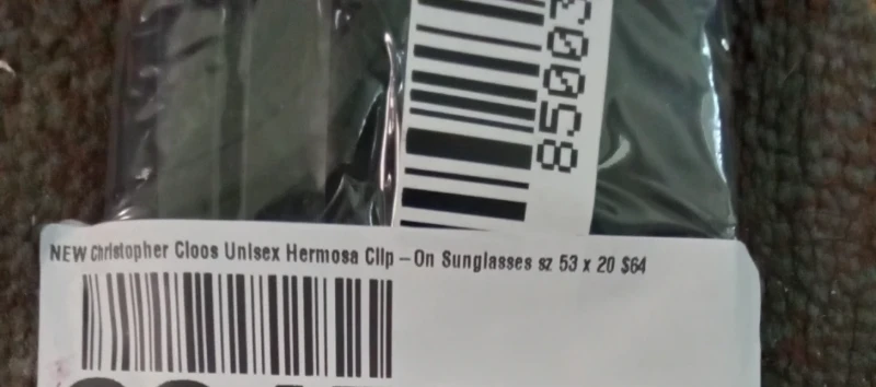 Christopher Cloos Hermosa Clip-On Sunglasses