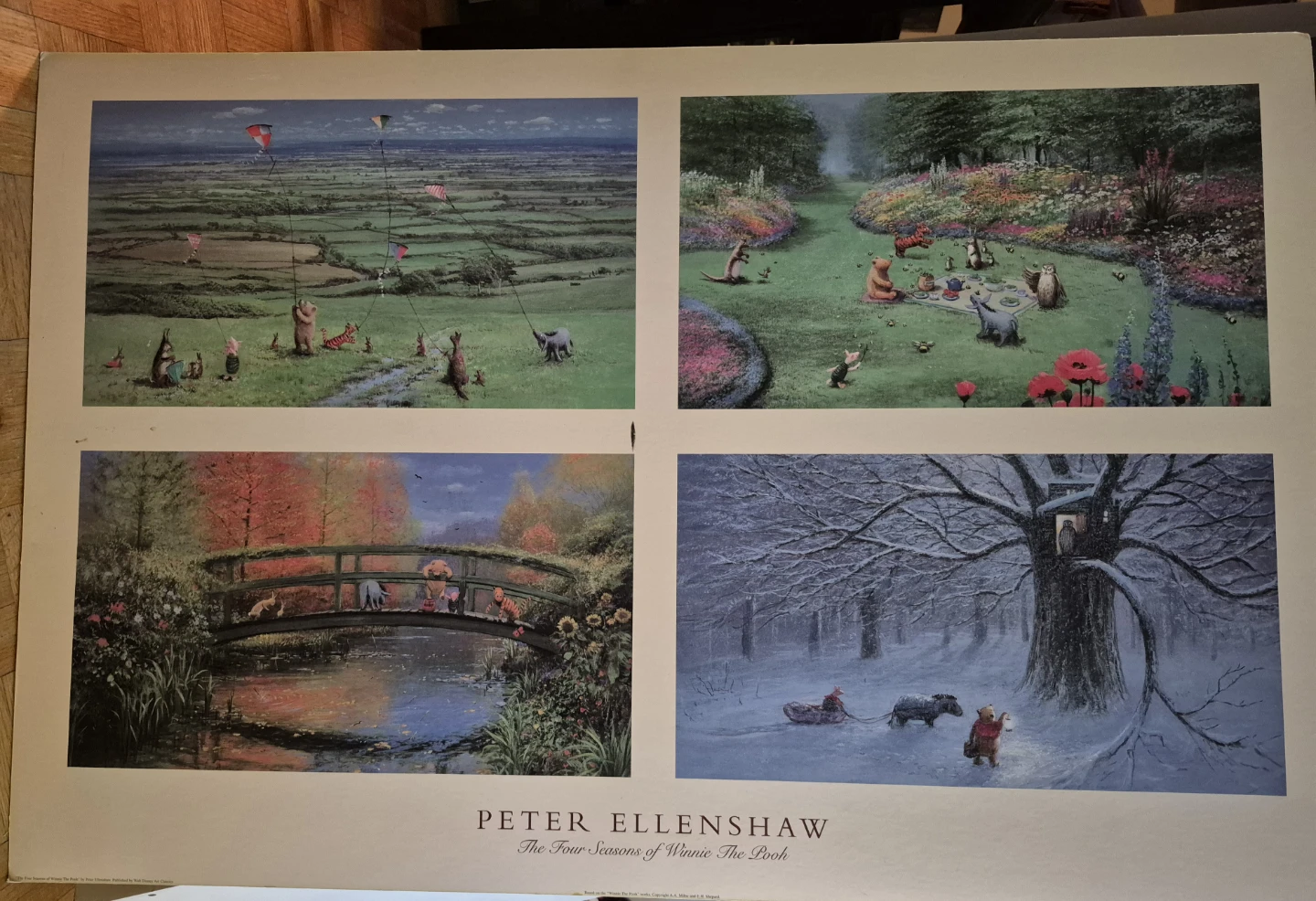 Peter Ellenshaw The Four Seasons of Winnie The Pooh Print