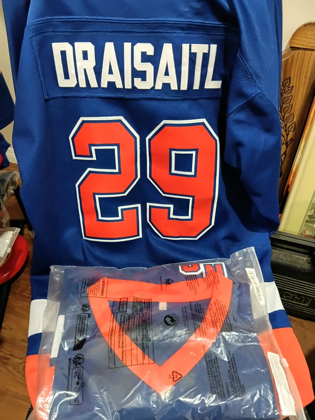 Edmonton Oilers Hockey Jersey #29 Draisaitl