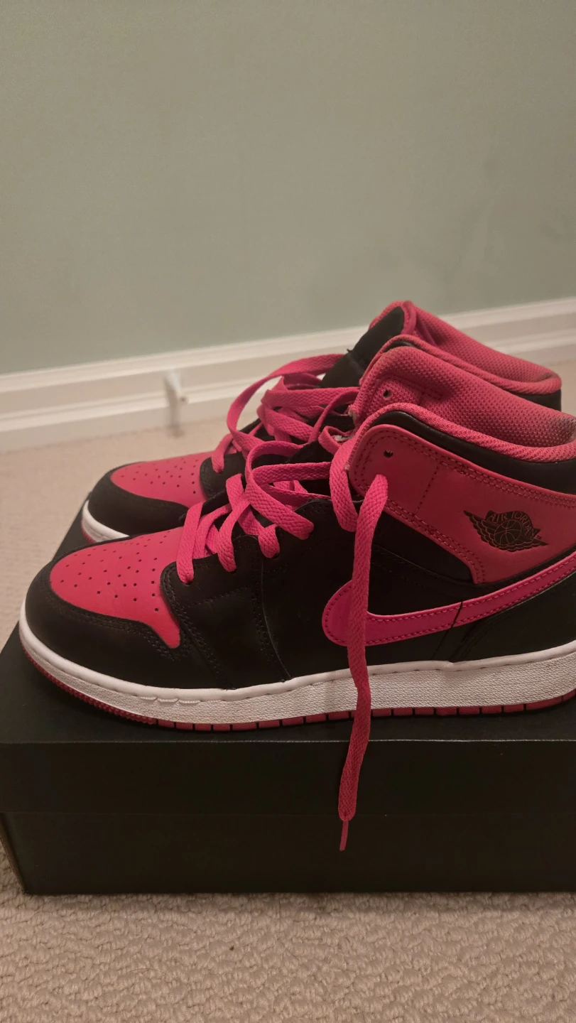 Air Jordan 1 Mid (GS) Youth Sneakers - photo 5