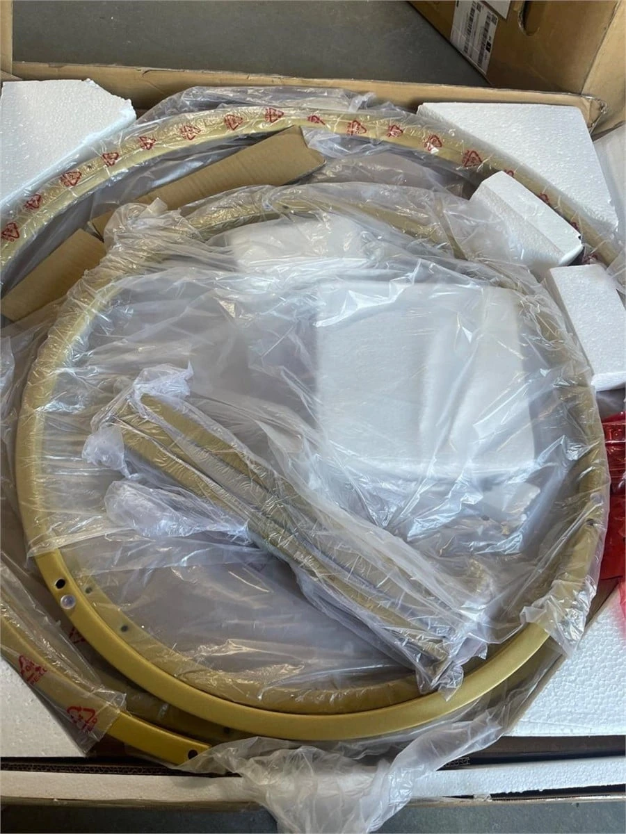 Marble Nesting Coffee Tables with Gold Metal Legs - photo 4