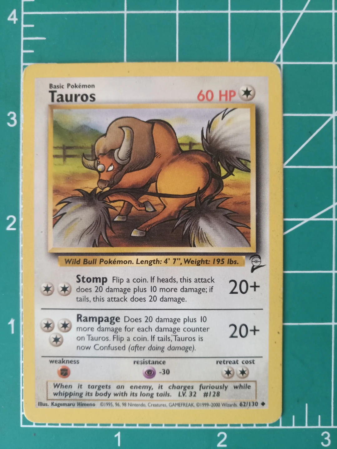 Pokemon Trading Card - Tauros