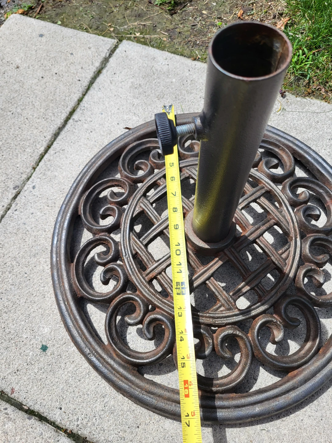Ornate Patio Umbrella Stand Base - photo 2