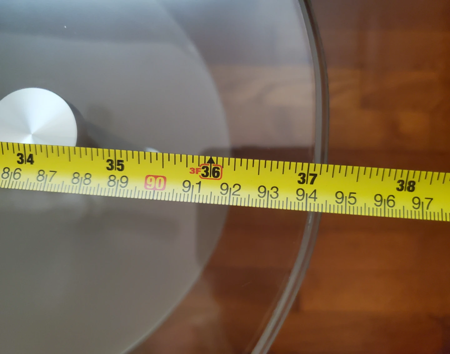 Modern 3-tier glass coffee table - photo 4