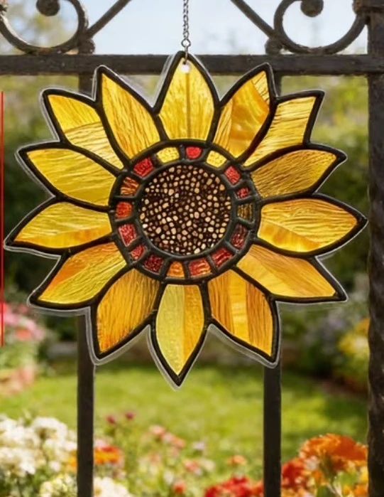 Bright and Cheery Yellow 🌻 Sunflower Suncatcher